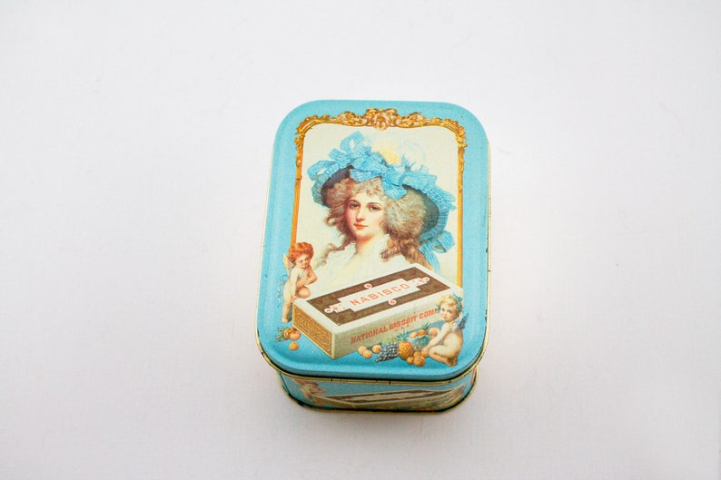 Vintage Nabisco Tin by Bristol Ware Small Vintage Cookie Tin