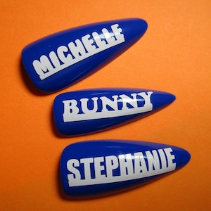 Decalcomanie per unghie personalizzate, decalcomanie per unghie con nome, decalcomanie per unghie personalizzate, adesivi per unghie con nome, nail art con nome, nail art personalizzata, nail art personalizzata
