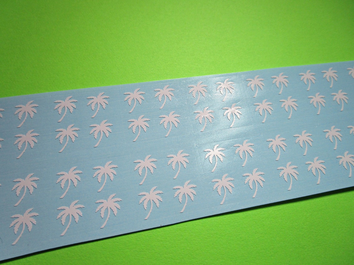 7. Palm Tree Nail Stickers - wide 8