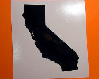 California state waterproof vinyl decal sticker for car, laptop or tumbler