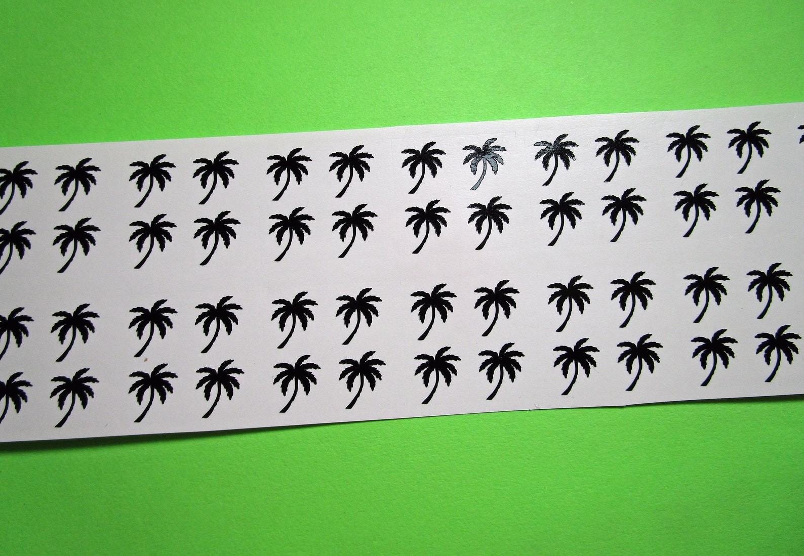 Palm Tree Nail Decals Palm Tree Nail Stickers Palm Tree Nail Etsy