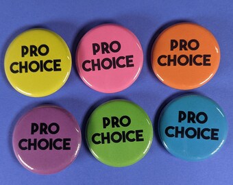 Pro Wahl Pin zurück Button Größe 1,25 Zoll oder 2,25 Zoll, ALLE 6 FARBEN INBEGRIFFEN