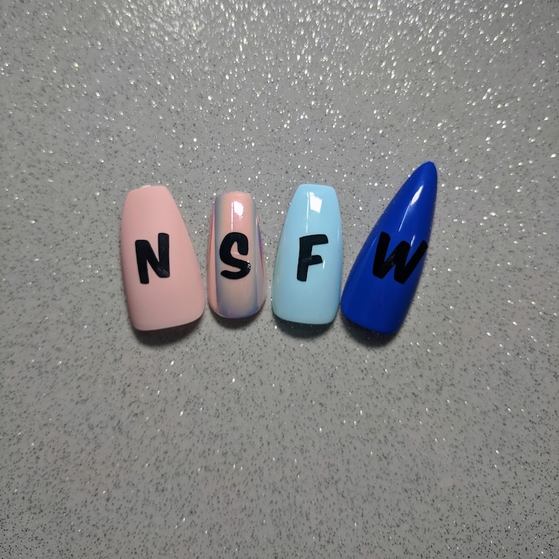 Nail Decals Letters Set of 78 Alphabet Letters Nail Stickers Etsy