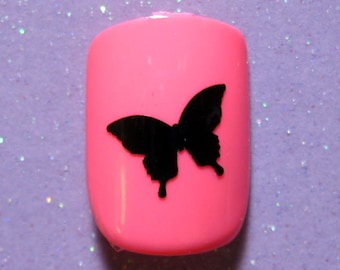 Calcomanías de mariposas pequeñas para uñas, pegatinas de vinilo para decoración de uñas DIY