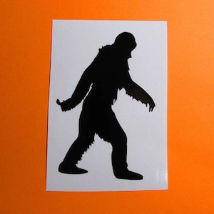 Bigfoot-vinylsticker, Sasquatch-autosticker