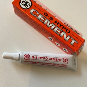 G-S Hypo-cement, Precision Applicator Tip, Glue for Jewelry Making