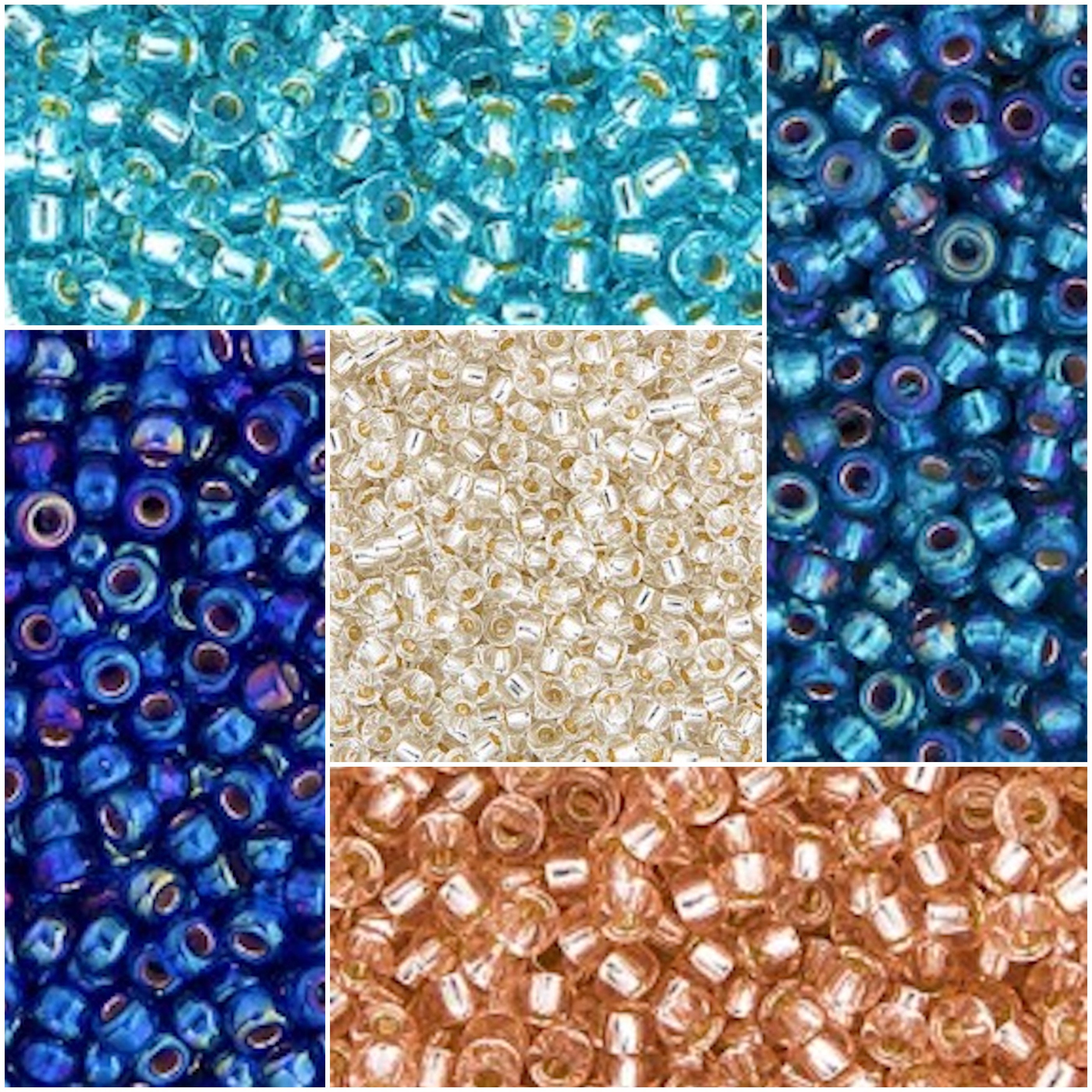 Miyuki 11/0 Silver Lined Seed Beads 10g Etsy.de