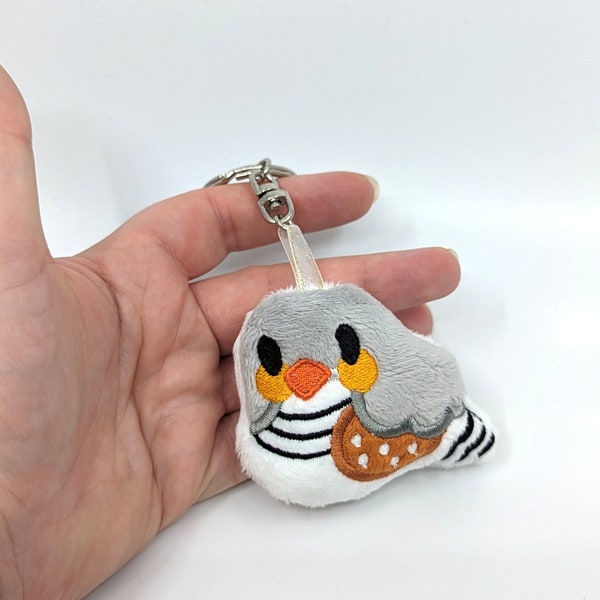 Finch Plush Keychain