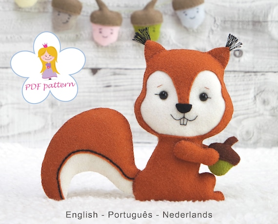 squirrel plush pattern