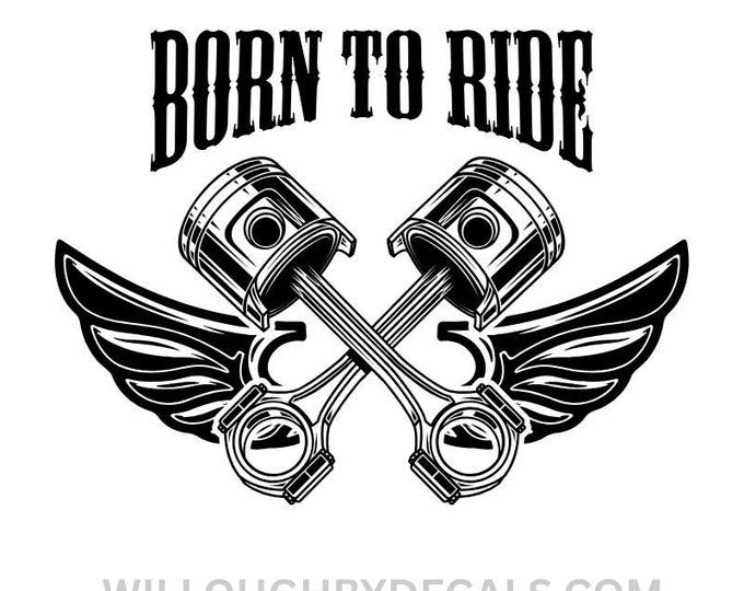 Motorcycle  Vinyl Decal Sticker