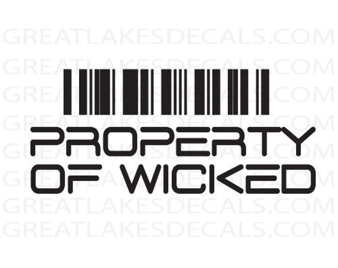 Wicked Vinyl Decal Sticker