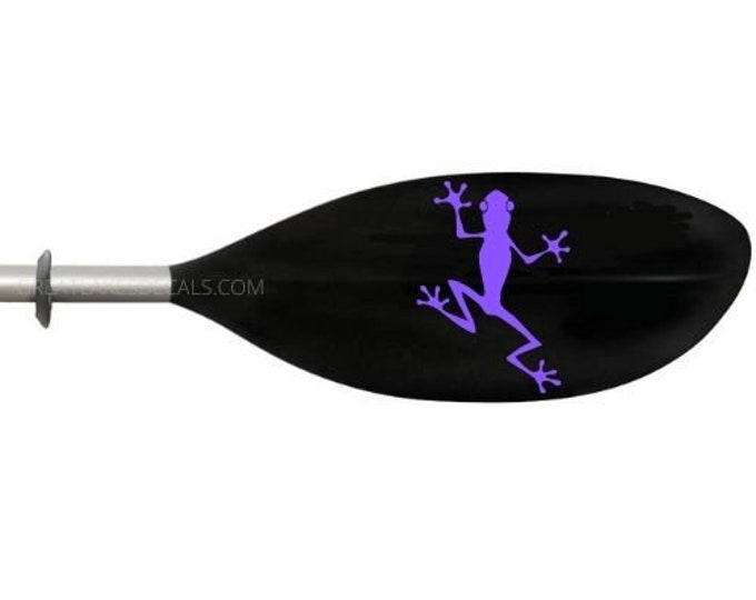 Kayak Frog Vinyl Decal Sticker