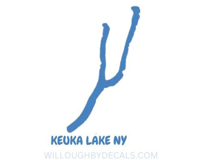 Keuka Lake NY Vinyl Decal Sticker