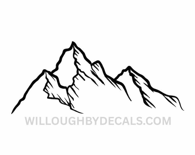 Mountain Vinyl Decal Sticker