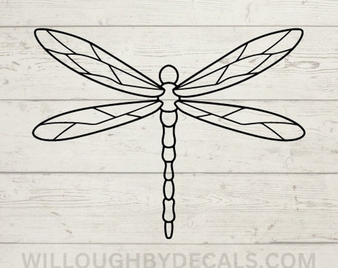 Kayak Dragonfly Vinyl Decal Sticker