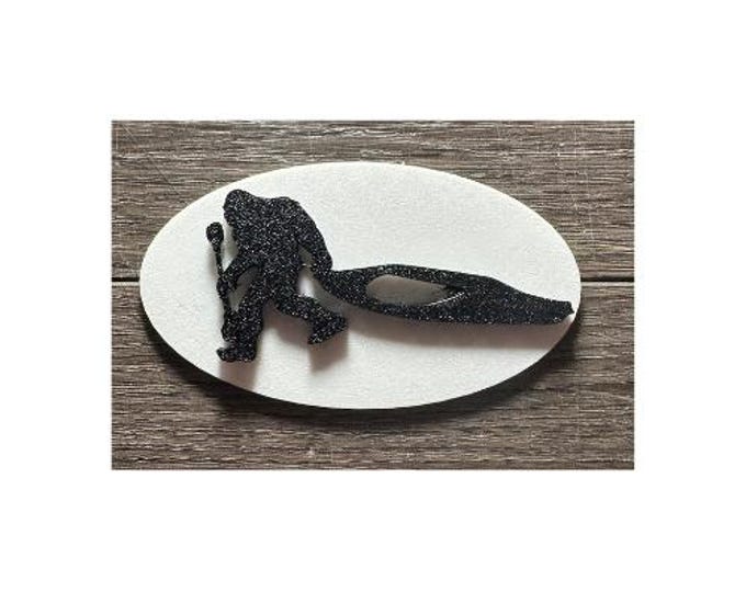 Bigfoot Kayak Refrigerator Magnet