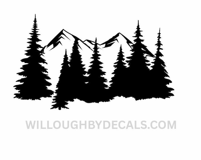 Mountain Vinyl Decal Sticker