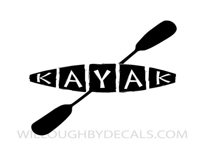 Kayak Vinyl Decal Sticker