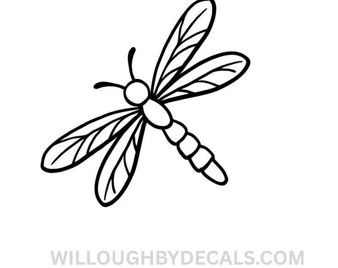 Dragonfly Vinyl Decal Sticker