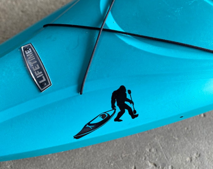 Bigfoot Kayak Vinyl Decal Sticker
