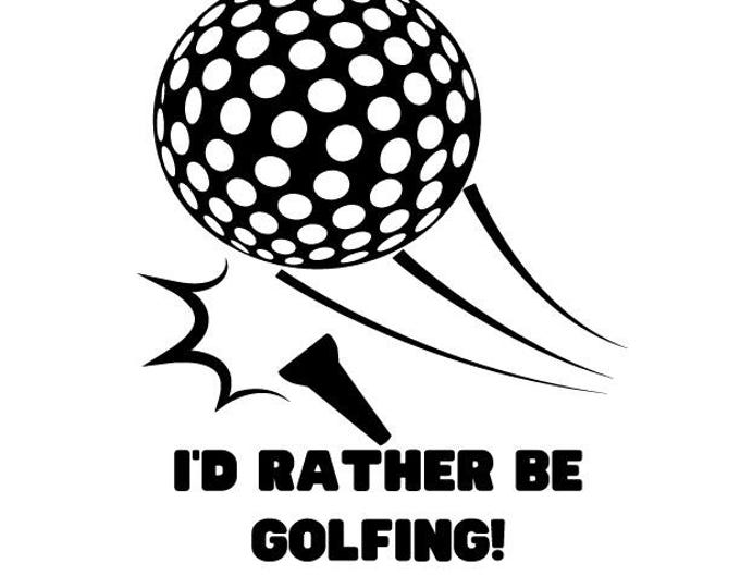 Golf Vinyl Decal