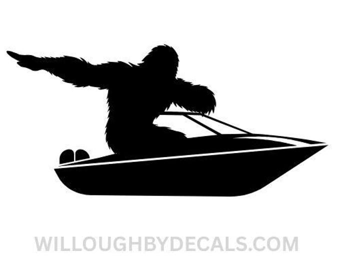 Bigfoot Boat Vinyl Decal