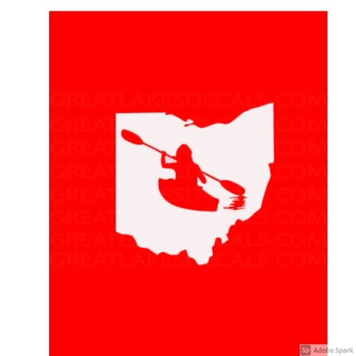 Kayak Vinyl Decal Sticker Etsy