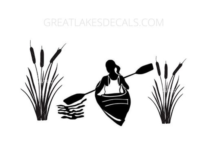 Kayak Vinyl Decal Sticker