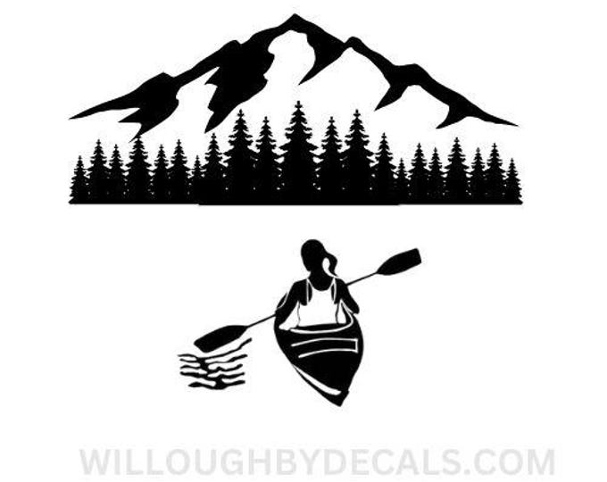 Kayak Vinyl Decal Sticker