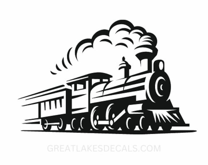 Train Vinyl Decal Sticker
