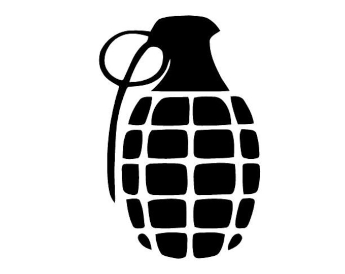 Grenade Vinyl Decal
