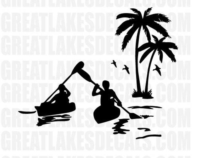 Kayak Vinyl Decal Sticker