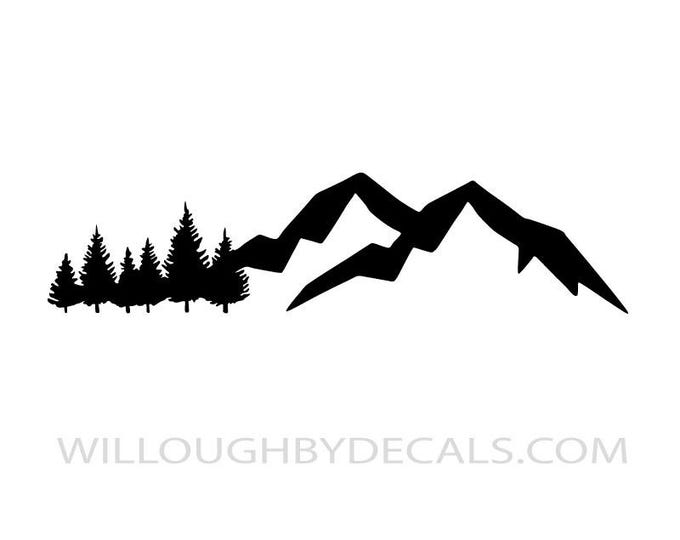 Mountain Vinyl Decal Sticker