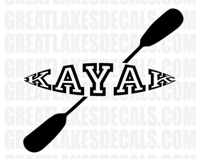 Kayak Vinyl Decal Sticker