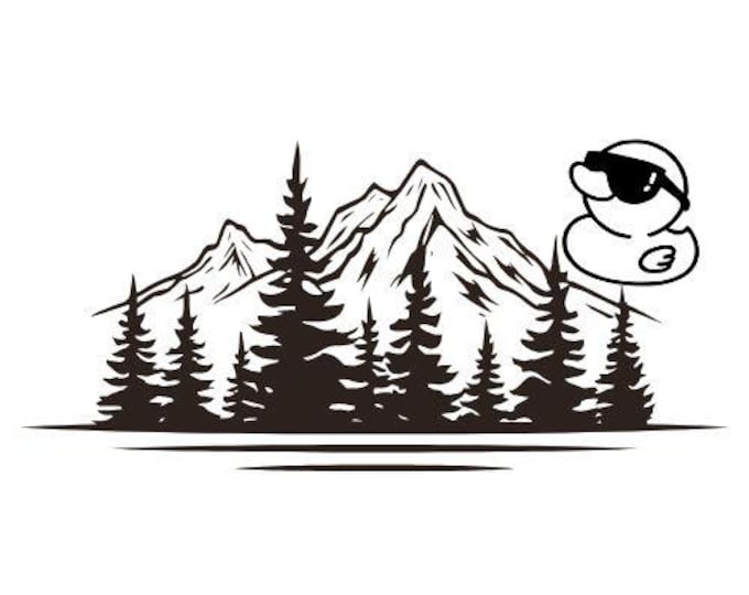 Duck Mountains Vinyl Decal Sticker