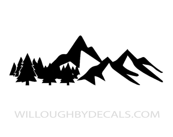 Mountain Vinyl Decal Sticker