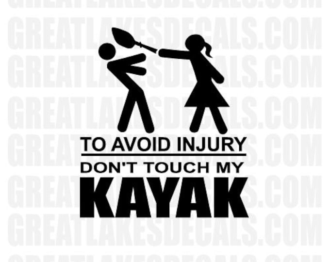 Kayak Vinyl Decal Sticker