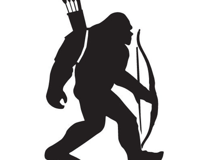 Bigfoot Bow Archery Vinyl Decal Sticker