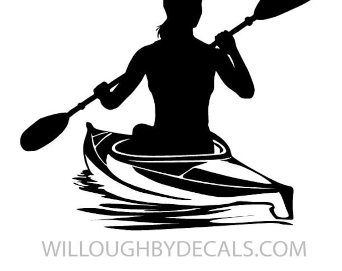 Kayak Vinyl Decal Sticker