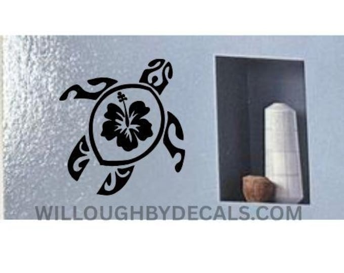 Sea Turtle Vinyl Decal Sticker
