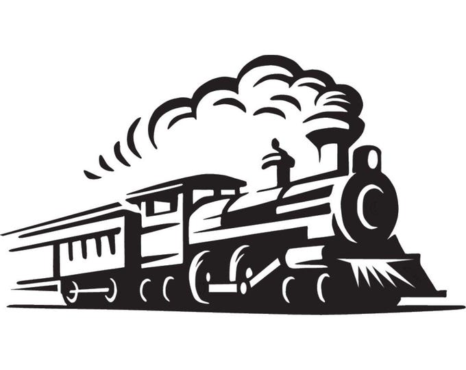 Train Vinyl Decal Sticker