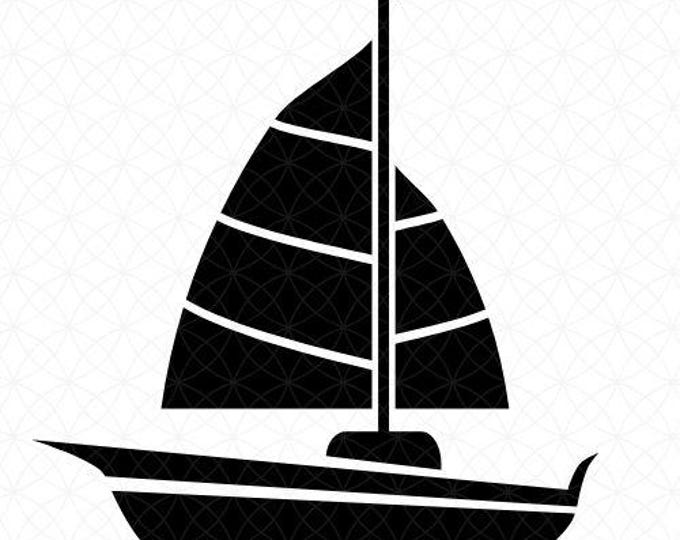 Sail Boat Vinyl Decal Sticker