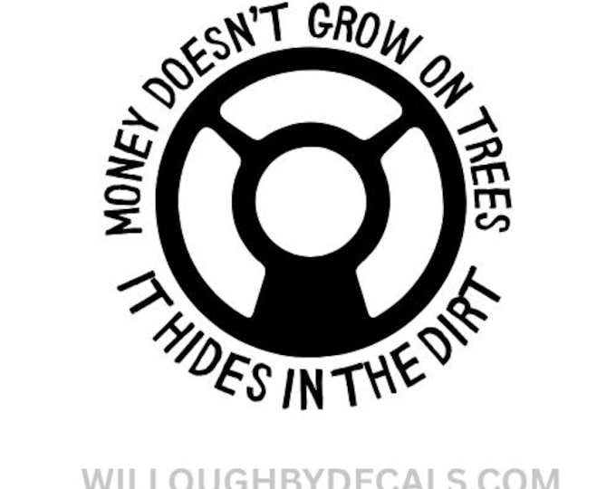 Metal Detecting Vinyl Decal Sticker