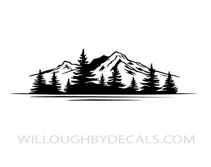 Mountain Vinyl Decal Sticker