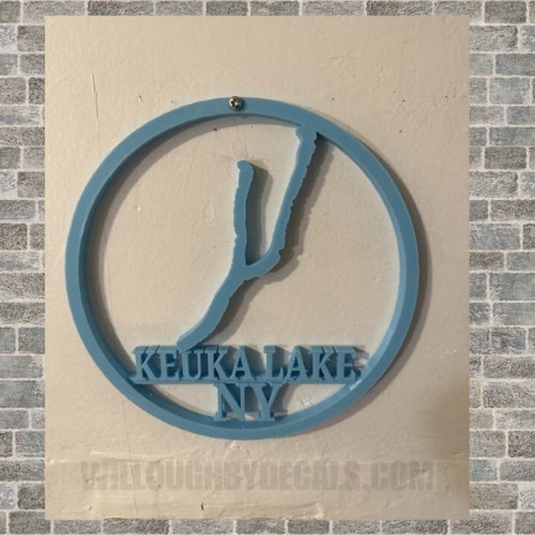 Keuka Lake NY 3D Wall Art Etsy