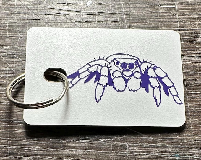 Jumping Spider Keychain