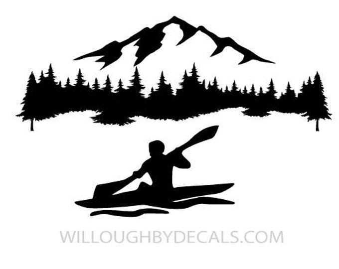 Kayak Vinyl Decal Sticker