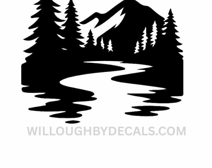 Mountain Vinyl Decal Sticker