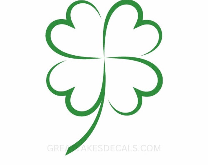 Irish Clover Vinyl Decal Sticker