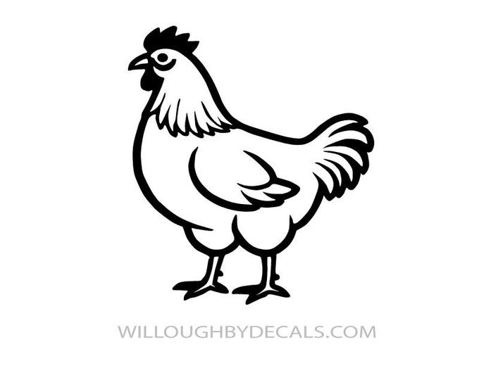 Chicken Vinyl Decal Sticker
